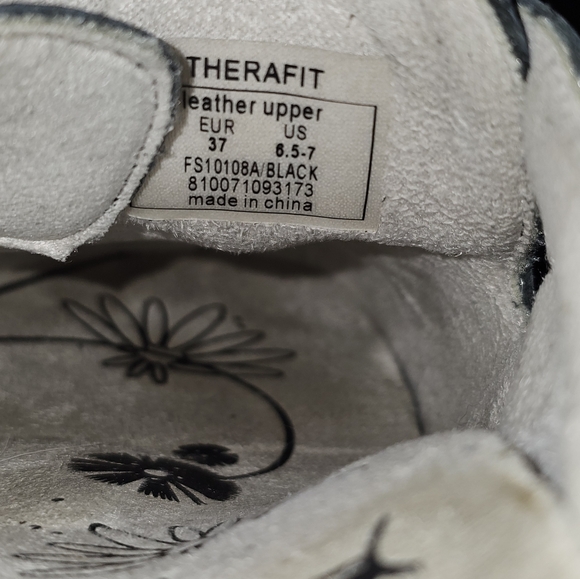 Therafit Mindy soft leather arch support mules size 6.5/7 - Picture 5 of 5